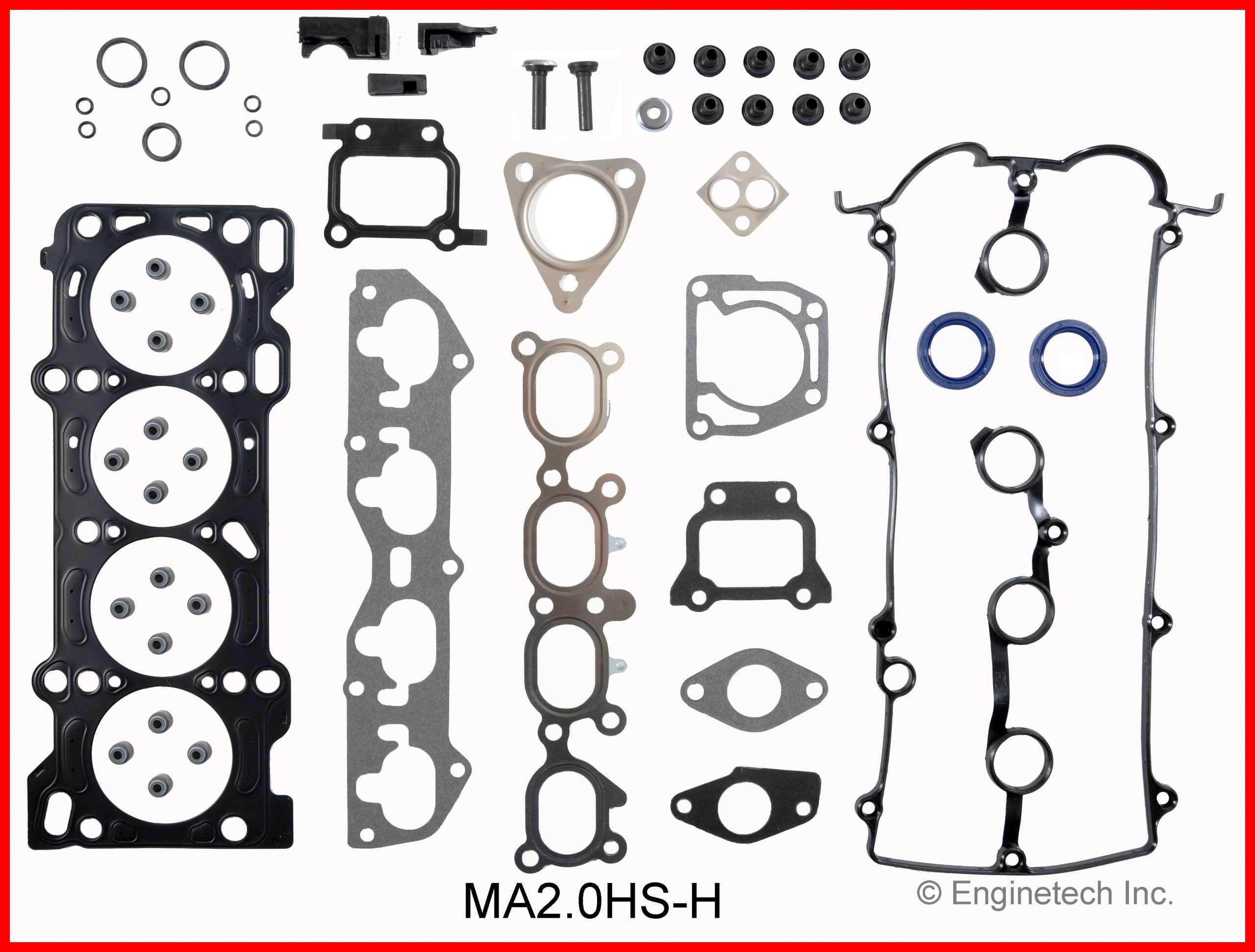 Head Gasket Set Bolt Kit Fits 00-03 Mazda 626 Protege 2.0L DOHC 16v FS
