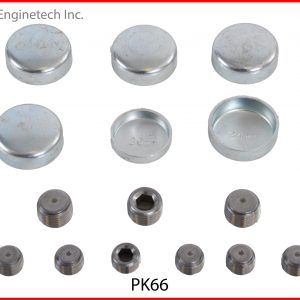 Engine Expansion Plug Kit Engine Product Number PK66 Steel plugs.