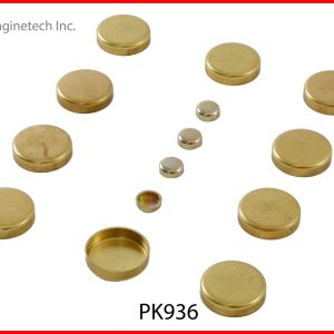 Engine Expansion Plug Kit Engine Product Number PK936B Brass plugs.